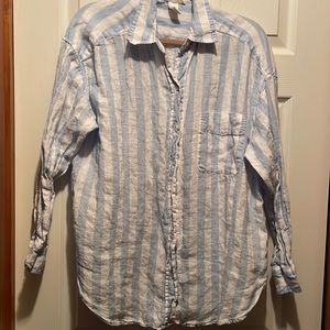 H&M button down,  blouse, women’s size small